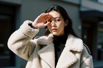 freepik attractive female model wearing a modern shearling 10820